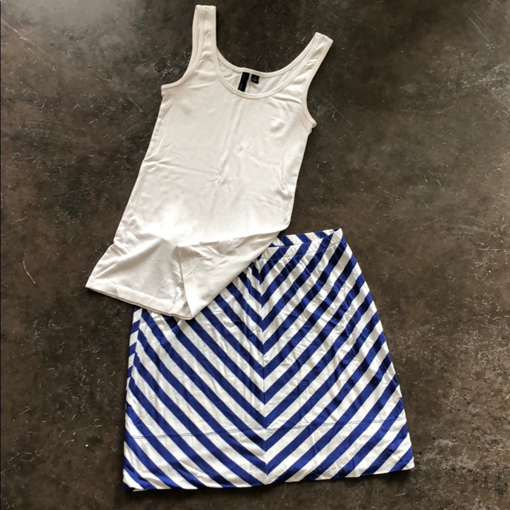 Tank and Skirt Outfit!